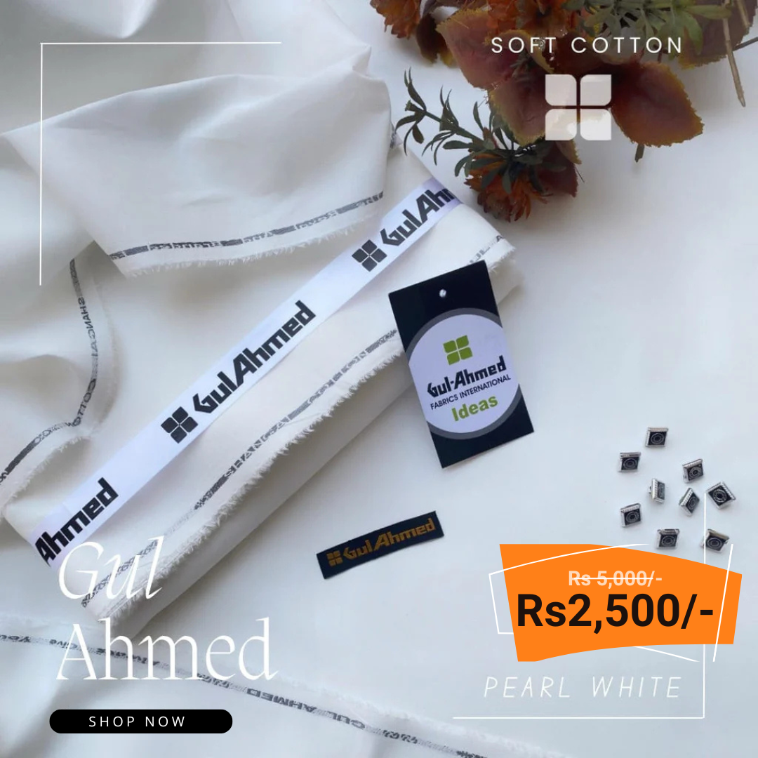 Gul Ahmad Signature Soft Cotton Unstitched Suit FC-992