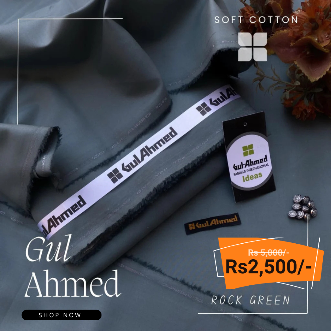 Gul Ahmad Signature Soft Cotton Unstitched Suit FC-992