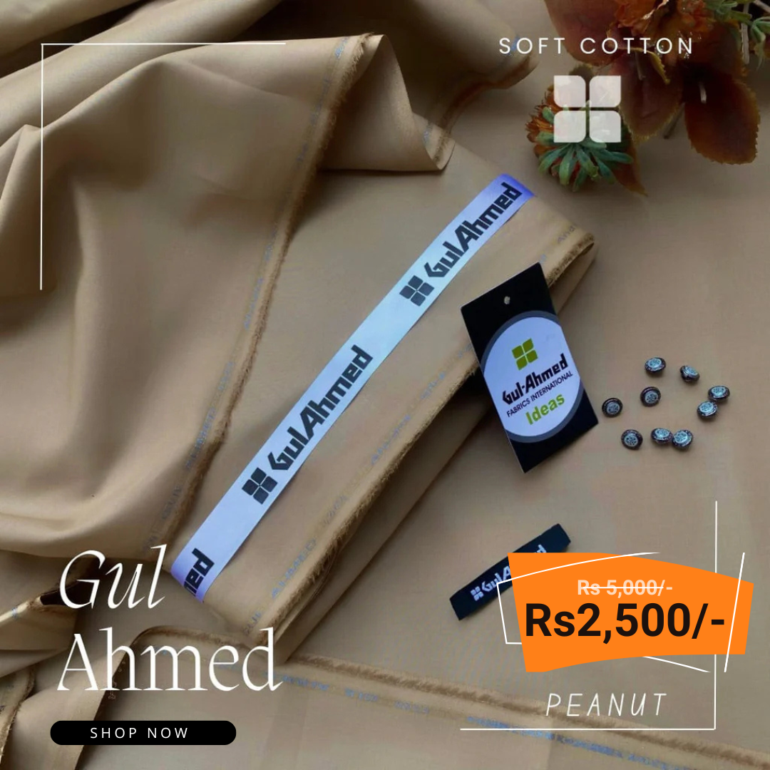 Gul Ahmad Signature Soft Cotton Unstitched Suit FC-992