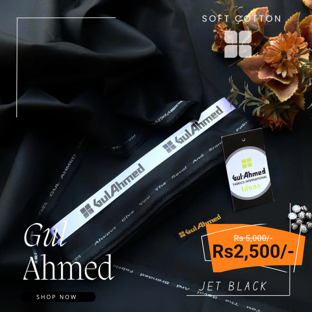 Gul Ahmad Signature Soft Cotton Unstitched Suit FC-992
