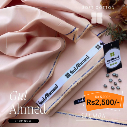 Gul Ahmad Signature Soft Cotton Unstitched Suit FC-992