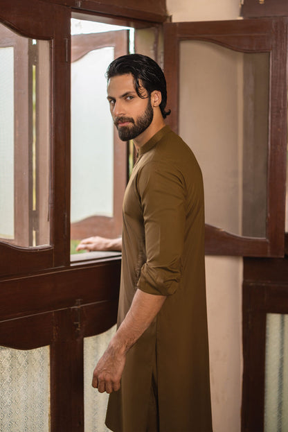 Brown Kurta Pajama VS-907