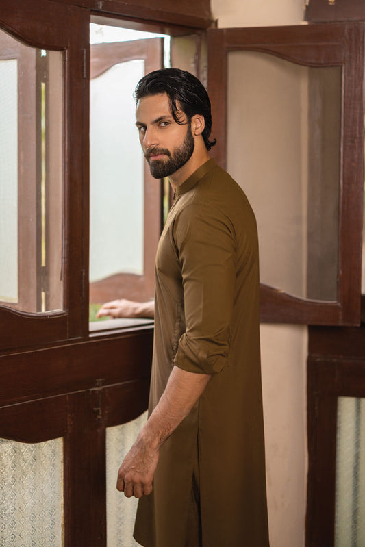 Brown Kurta Pajama VS-907