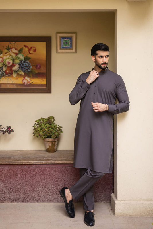Grey Kurta Pajama VS-908